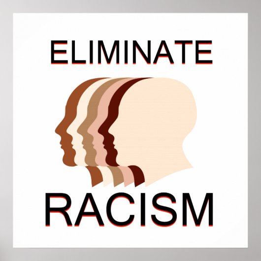Elimineer racisme poster (Voorkant)