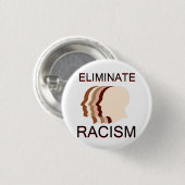 Elimineer racisme ronde button 3,2 cm (Voorkant /achterkant)