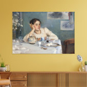 Elin Danielson-Gambogi - Na het ontbijt (1890) Canvas Afdruk (Insitu (Woonkamer))