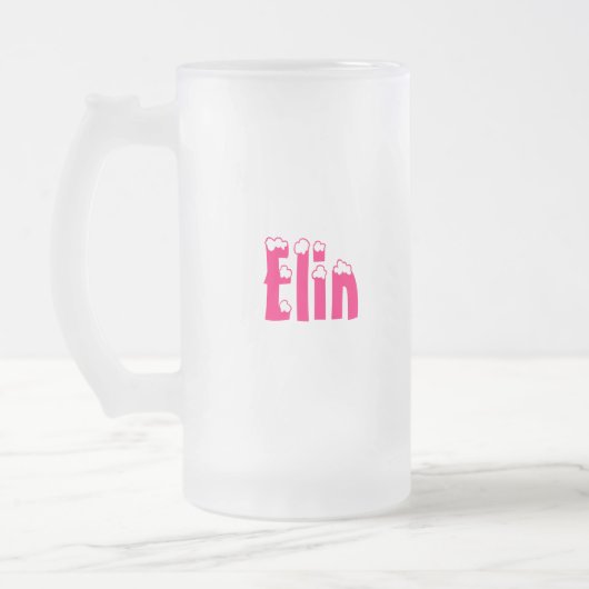 Elin-Name Style-Frosted Mok (Links)