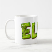 Elina Name Kiwi Style Tasse Teetasse Kaffeetasse Koffiemok (Links)
