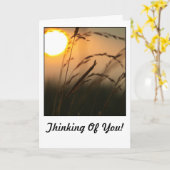 Elina Tähkävuori - Thinking of You! Kaart (Gele Bloem)