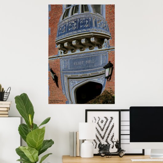 Eliot Hall, Reed College Poster (Thuiskantoor)