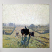 Elioth Gruner Frosty Sunrise Poster (Voorkant)