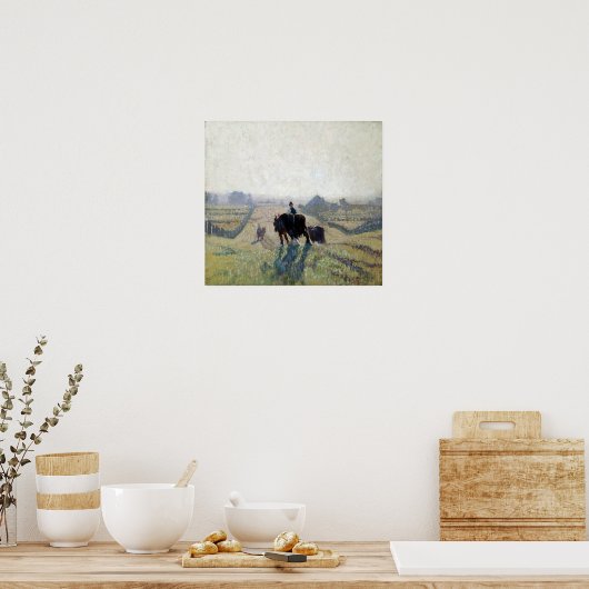 Elioth Gruner Frosty Sunrise Poster (Keuken)