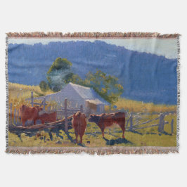 Elioth Gruner Milking Time Araluen Valley 1922 Deken