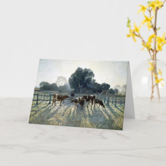 Elioth Gruner Spring Frost Kaart (Gele Bloem)