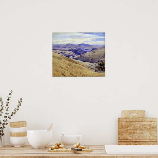 Elioth Gruner Weetangera, Canberra Poster (Keuken)