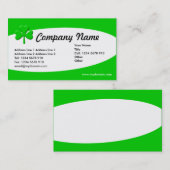 Eliptical - Irish Shamrock Visitekaartje (Voorkant / Achterkant)