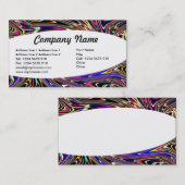 Eliptisch - Abstract 010 Visitekaartje (Voorkant / Achterkant)