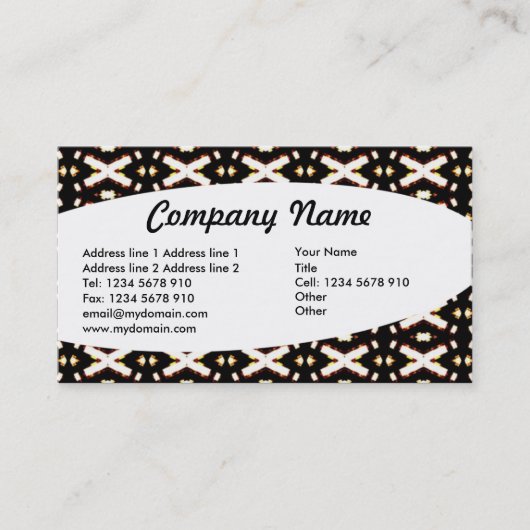 Eliptisch - Abstract 016 Visitekaartje (Voorkant)