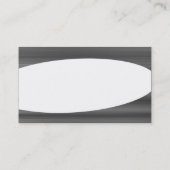Eliptisch - geborstelde metalen textuur visitekaartje (Achterkant)