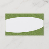 Eliptisch - Groen reliëf Visitekaartje (Achterkant)