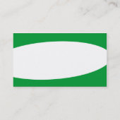 Eliptisch - groen voor gras visitekaartje (Achterkant)