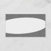Eliptisch - Mid Grey Embossed Textuur Visitekaartje (Achterkant)