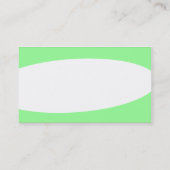 Eliptisch - Mint Green Visitekaartje (Achterkant)