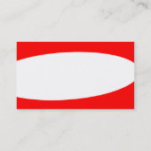 Eliptisch - rood visitekaartje (Achterkant)