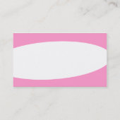 Eliptisch - roze visitekaartje (Achterkant)