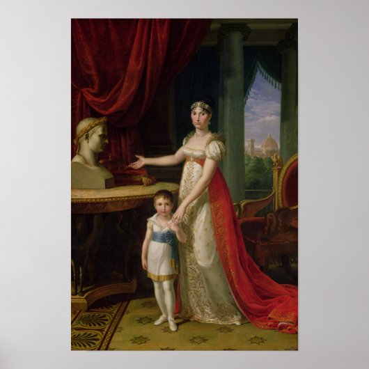 Elisa Bonaparte Grand Duchess van Toscane Poster (Voorkant)