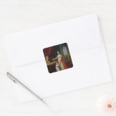 Elisa Bonaparte Grand Duchess van Toscane Vierkante Sticker (Envelop)
