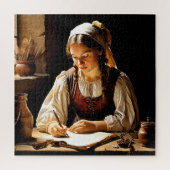 "Elisabeth", "De jonge geleerde" Legpuzzel (Verticaal)