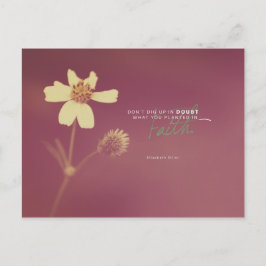 Elisabeth Elliot - Geplant in het geloof Briefkaart
