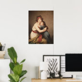 Elisabeth Le Brun Zelfportret met Dochter Poster (Thuiskantoor)