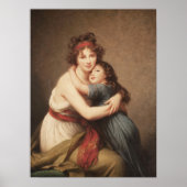 Elisabeth Le Brun Zelfportret met Dochter Poster (Voorkant)