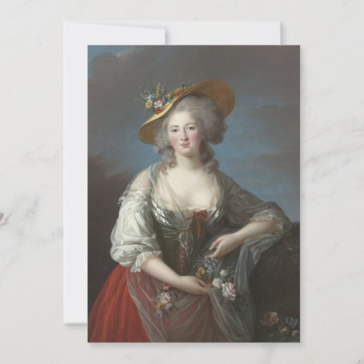 Elisabeth Louise Vigée Le Brun - Elisabeth-Philipp Kaart (Voorkant)