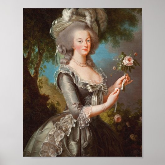 Elisabeth Louise Vigee - Lebrun - Marie Antoinette Poster (Voorkant)