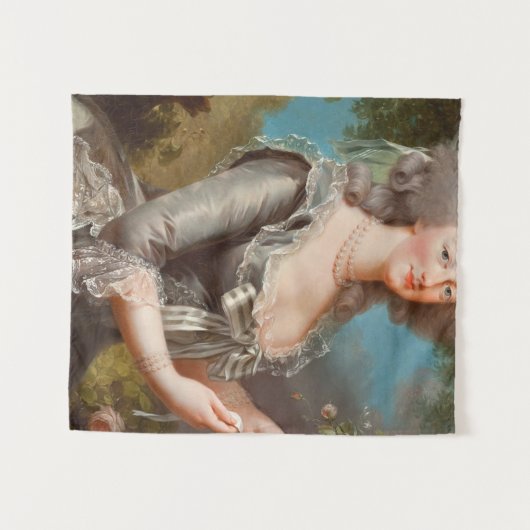 Elisabeth Louise Vigee - Lebrun - Marie Antoinette Wandkleed (Voorkant (horizontaal))
