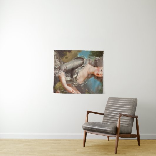 Elisabeth Louise Vigee - Lebrun - Marie Antoinette Wandkleed (In Situ (horizontaal))