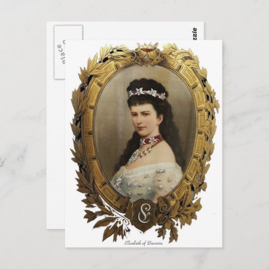 Elisabeth of Bavaria Briefkaart (Voorkant / Achterkant)