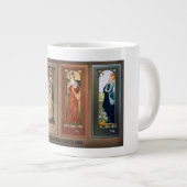 Élisabeth Sonrel Art Nouveau Maiden Bird Series Grote Koffiekop (Voorkant rechts)
