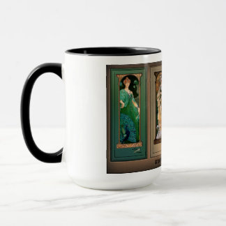 Élisabeth Sonrel Art Nouveau Maiden Bird Series Mok