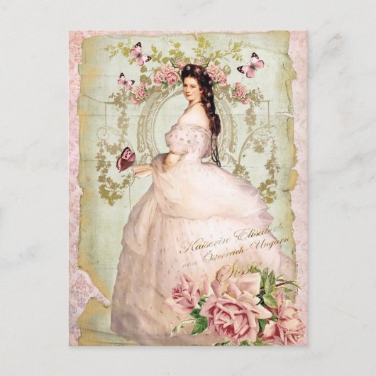 Elisabeth van Beieren, keizerin van Oostenrijk Sis Briefkaart (Voorkant)