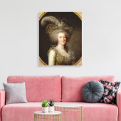 Elisabeth van Frankrijk Canvas Afdruk (Insitu (Woonkamer))