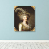 Elisabeth van Frankrijk Canvas Afdruk (Insitu (Houten vloer))