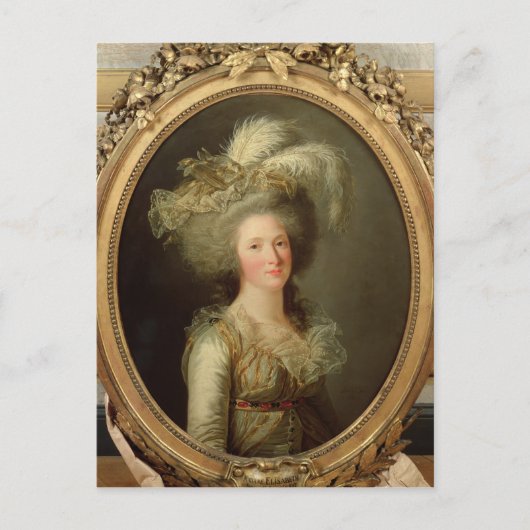 Elisabeth van Frankrijk noemde Madame Elisabeth Briefkaart (Voorkant)