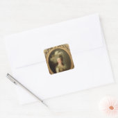 Elisabeth van Frankrijk noemde Madame Elisabeth Vierkante Sticker (Envelop)
