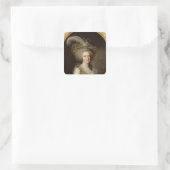 Elisabeth van Frankrijk Vierkante Sticker (Tas)