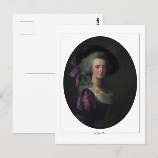 Élisabeth Vigée Le Brun #135 - Fine Art Briefkaart (Voorkant / Achterkant)