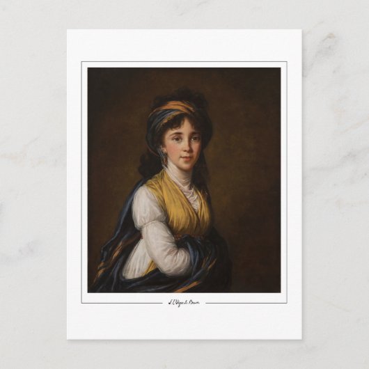 Élisabeth Vigée Le Brun #1 - Kunstkaart Briefkaart (Voorkant)