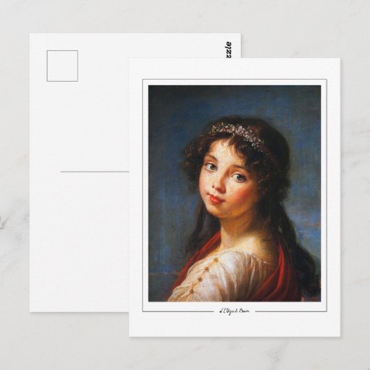 Élisabeth Vigée Le Brun #211 - Fine Art Briefkaart (Voorkant / Achterkant)