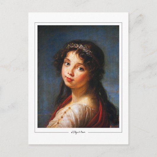 Élisabeth Vigée Le Brun #211 - Fine Art Briefkaart (Voorkant)