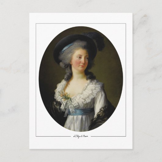Élisabeth Vigée Le Brun #214 - Fine Art Briefkaart (Voorkant)