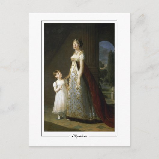 Élisabeth Vigée Le Brun #239 - Fine Art Briefkaart (Voorkant)