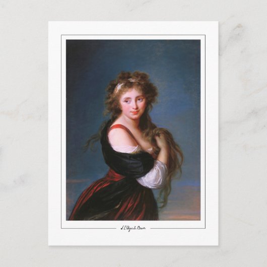Élisabeth Vigée Le Brun #244 - Fine Art Briefkaart (Voorkant)