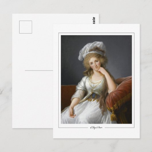 Élisabeth Vigée Le Brun #282 - Fine Art Briefkaart (Voorkant / Achterkant)