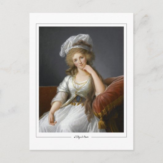 Élisabeth Vigée Le Brun #282 - Fine Art Briefkaart (Voorkant)